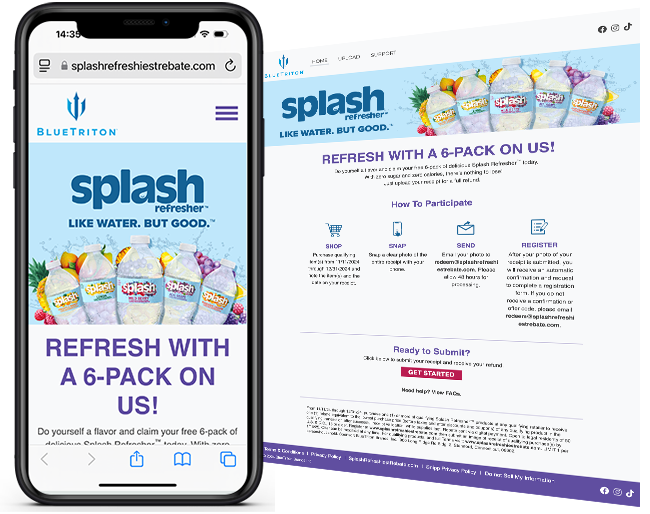 Bluetriton Splash Refresher Promotion