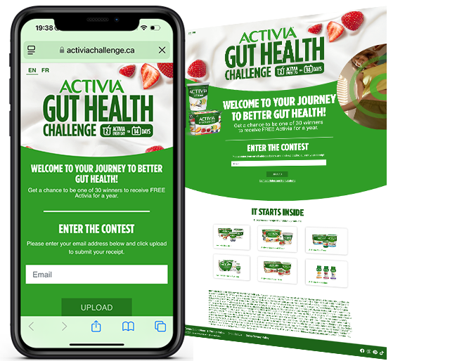 Danone CA 365 P4 Activia Challenge Sweepstakes 2025