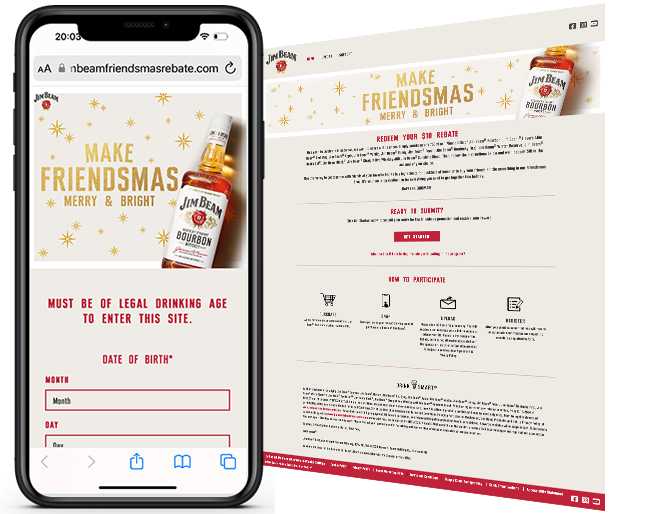 Jim Beam Holiday Friendsmas GWP 2024