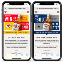 Jim Beam NFL Ticket Giveaway 2024