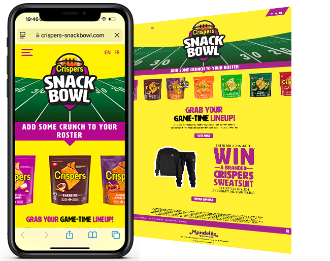 LPi Group Mondelez CA Crispers Snack Bowl Sweepstakes