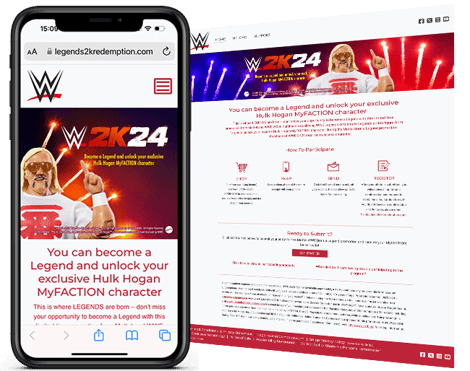 Mattel - Born a Legend Target WWE 2K Gift With Purchase