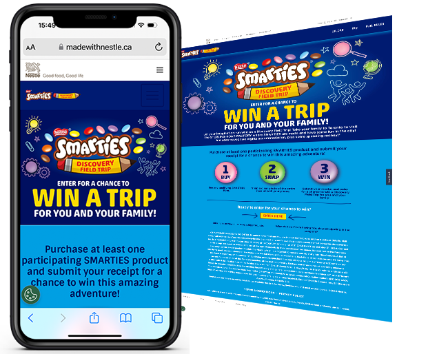 Sweepstakes Program to Drive Sales and Engagement for Nestle Smarties